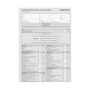PSV Inspection Pad